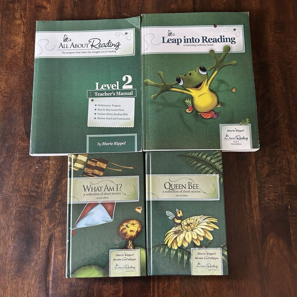 All About Reading Level 2 Curriculum Set Teachers Manual Readers Activity Book